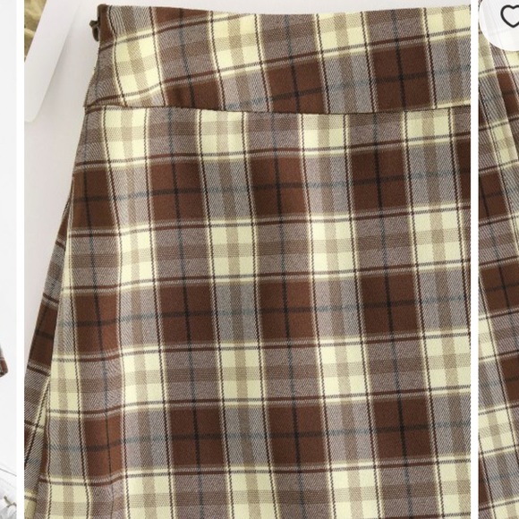 Plaid Mini Skirt - Picture 3 of 4